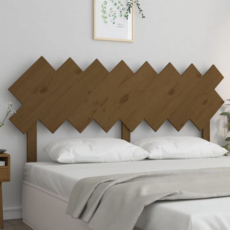 foto del prodotto testiera letto ambra 159,5x3x80,5 cm in legno massello di pino vidaxl