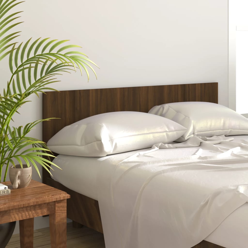 foto del prodotto testiera letto rovere marrone 160x1,5x80cm in legno multistrato cod mxl 51899