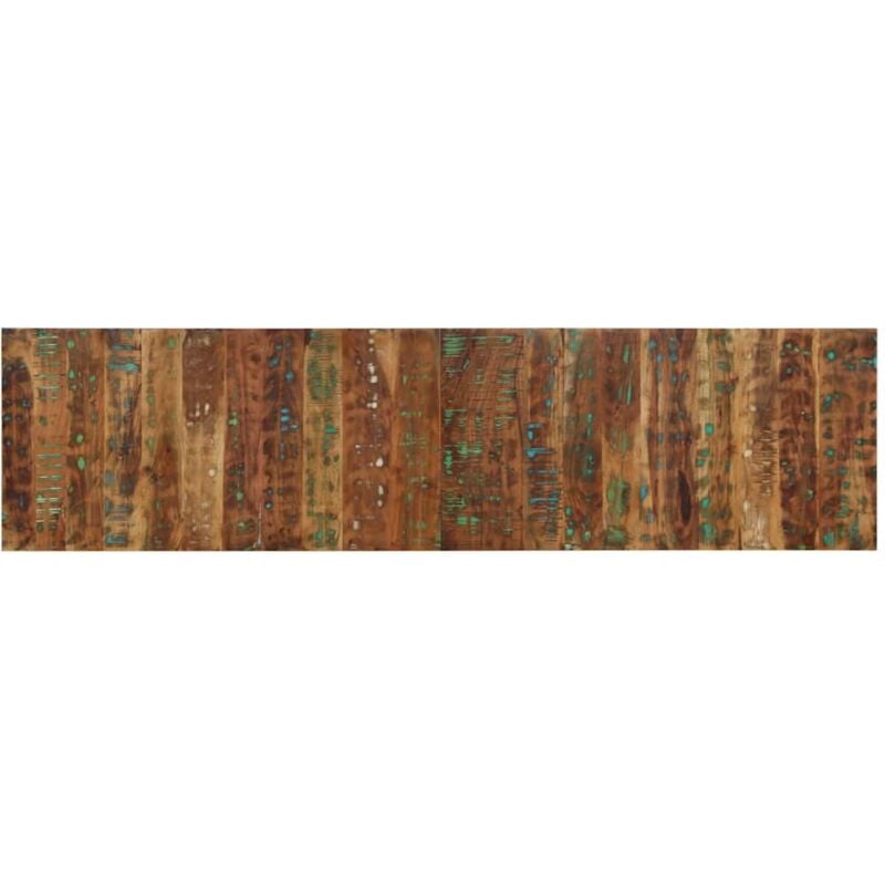 foto del prodotto testiera multicolore 200 cm in legno massello recupero vidaxl