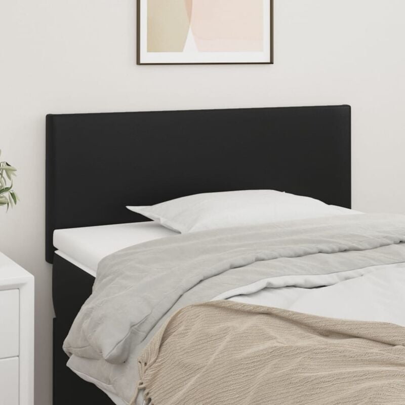 foto del prodotto testiera nera 100x5x78 88 cm in similpelle vidaxl