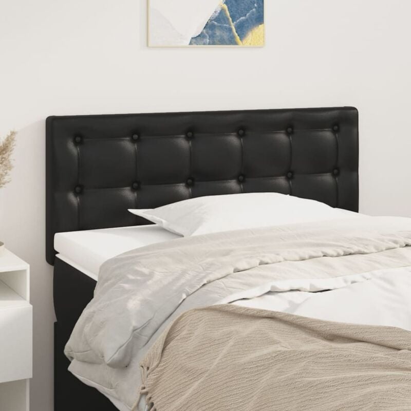 foto del prodotto testiera nera 80x5x78 88 cm in similpelle vidaxl