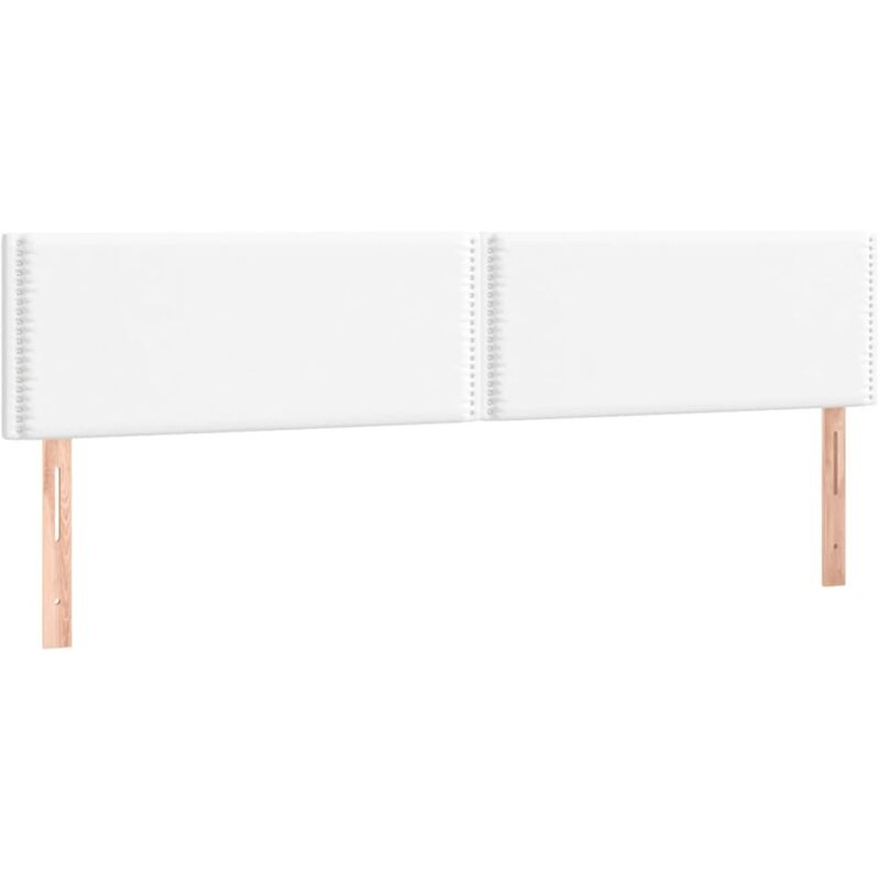 foto del prodotto testiera per dormire accessorio per camera da letto 2 parti 100 x 5 x 78 88 cm bianco sintetico tdl0206590