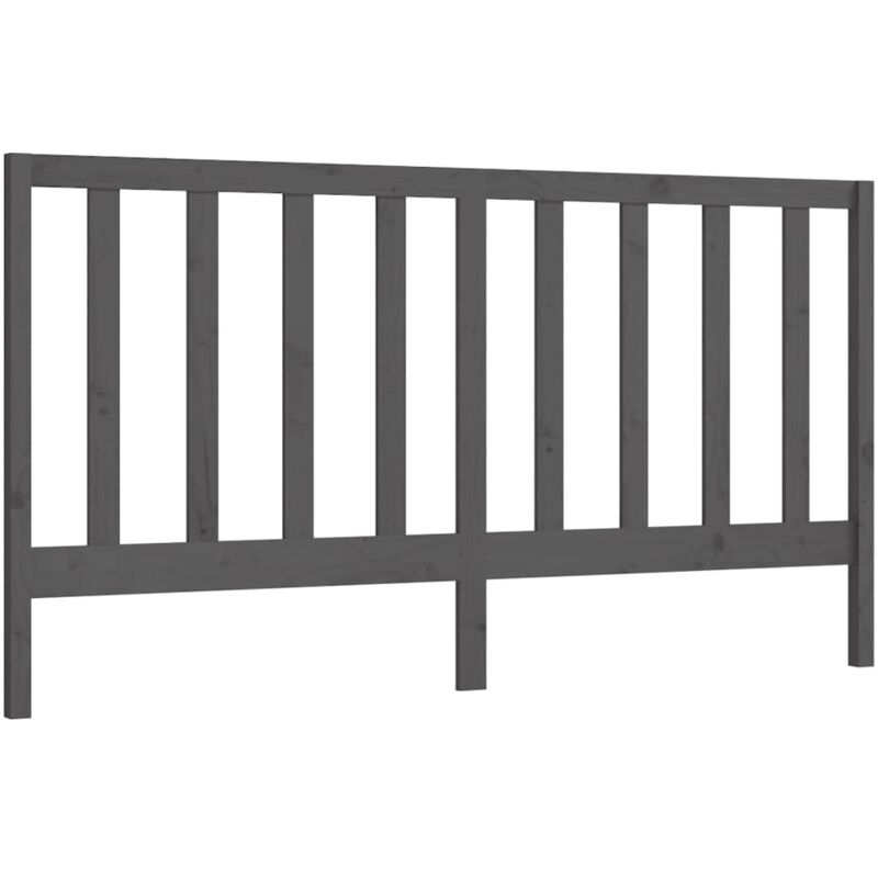 foto del prodotto testiera per dormire accessorio per camera da letto 206 x 4 x 100 cm legno di pino grigio tdl0203317