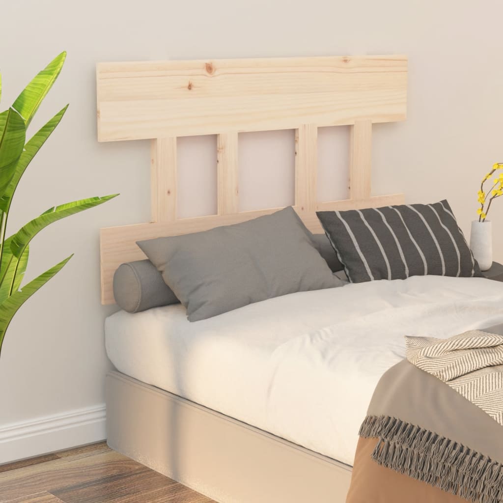 foto del prodotto testiera per letto 103,5x3x81 cm legno massello di pino cod mxl 46179