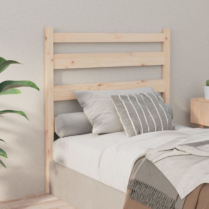 foto del prodotto testiera per letto 106x4x100 cm in legno massello di pino vidaxl