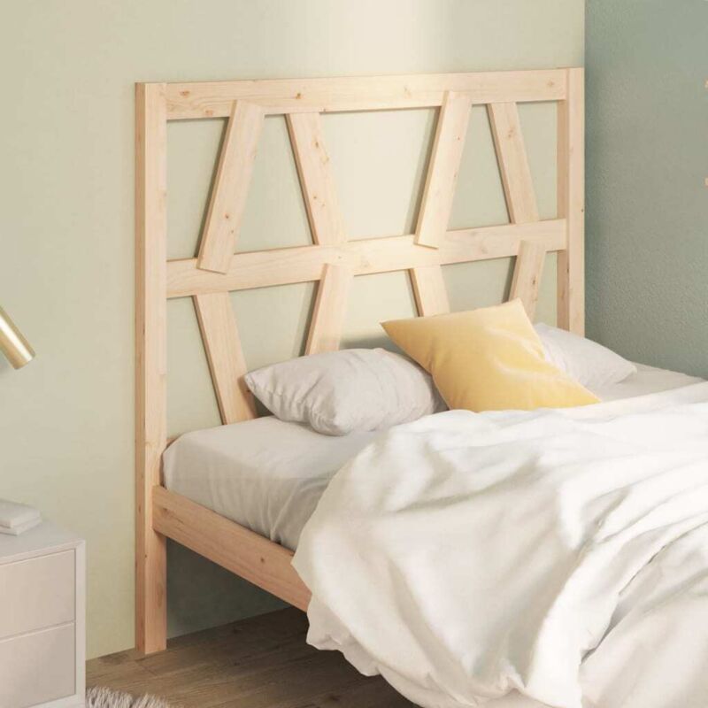 foto del prodotto testiera per letto 106x4x100 cm in legno massello di pino vidaxl