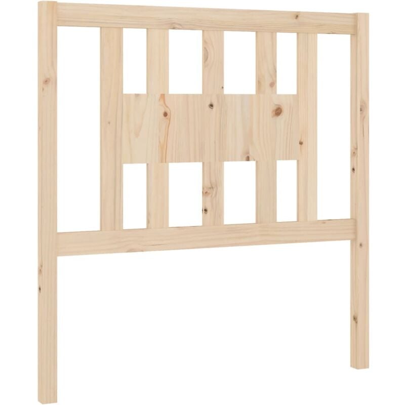 foto del prodotto testiera per letto 106x4x100 cm in legno massello di pino vidaxl