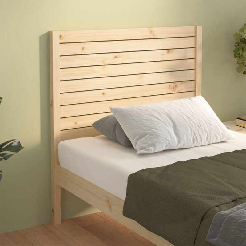 foto del prodotto testiera per letto 106x4x100 cm in legno massello di pino vidaxl