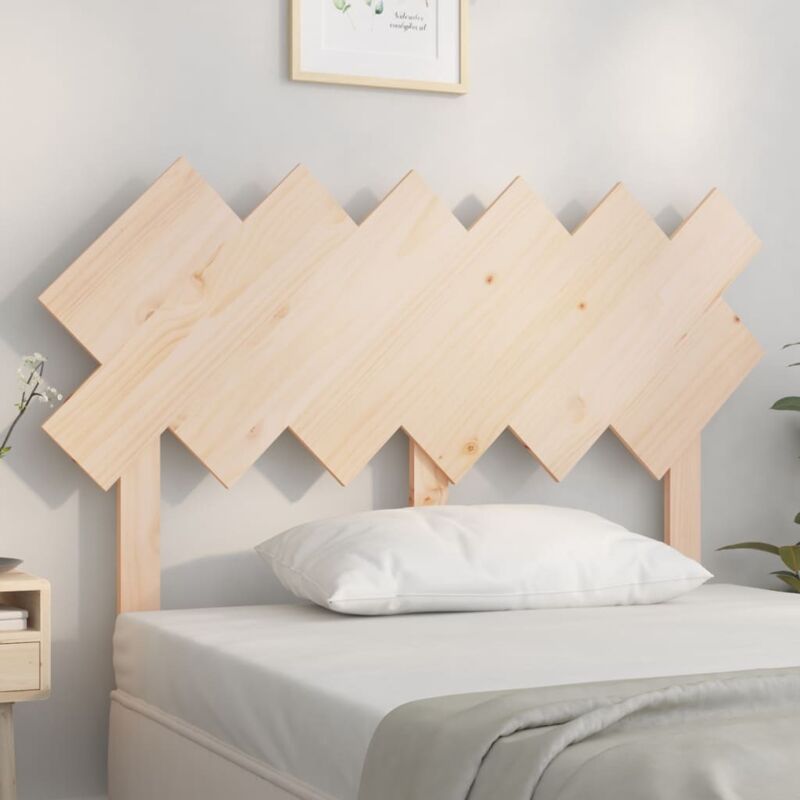 foto del prodotto testiera per letto 122,5x3x80,5 cm in legno massello di pino vidaxl