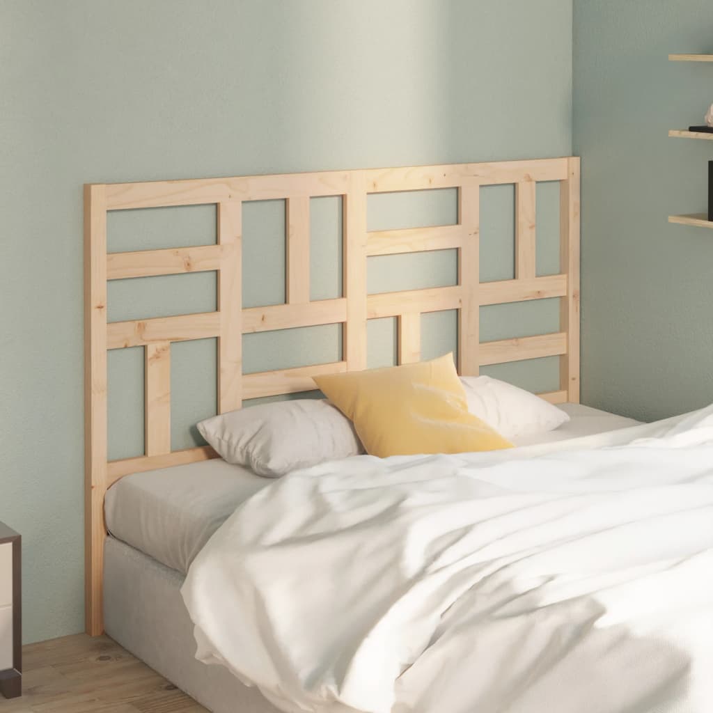 foto del prodotto testiera per letto 141x4x104 cm in legno massello di pino cod mxl 61016