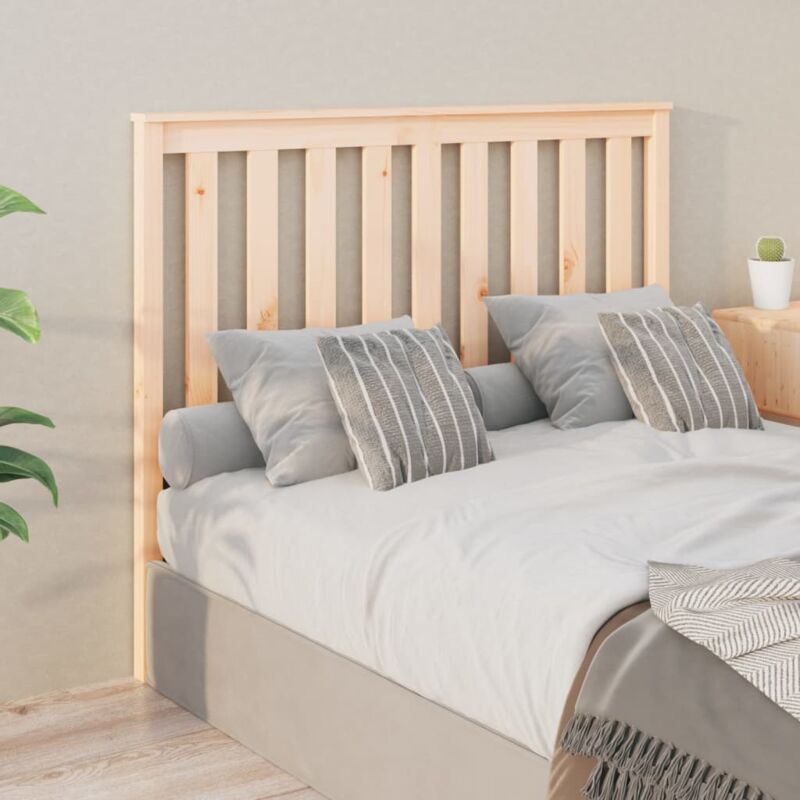 foto del prodotto testiera per letto 141x6x101 cm in legno massello di pino vidaxl