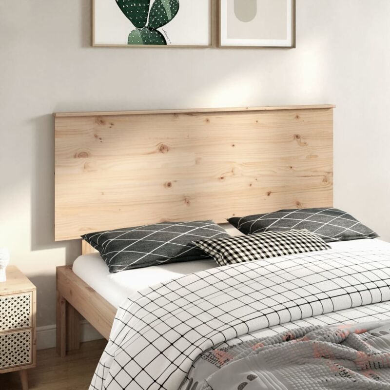 foto del prodotto testiera per letto 154x6x82,5 cm legno massello di pino cod mxl 64697