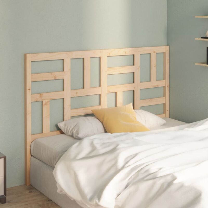 foto del prodotto testiera per letto 156x4x104 cm in legno massello di pino vidaxl