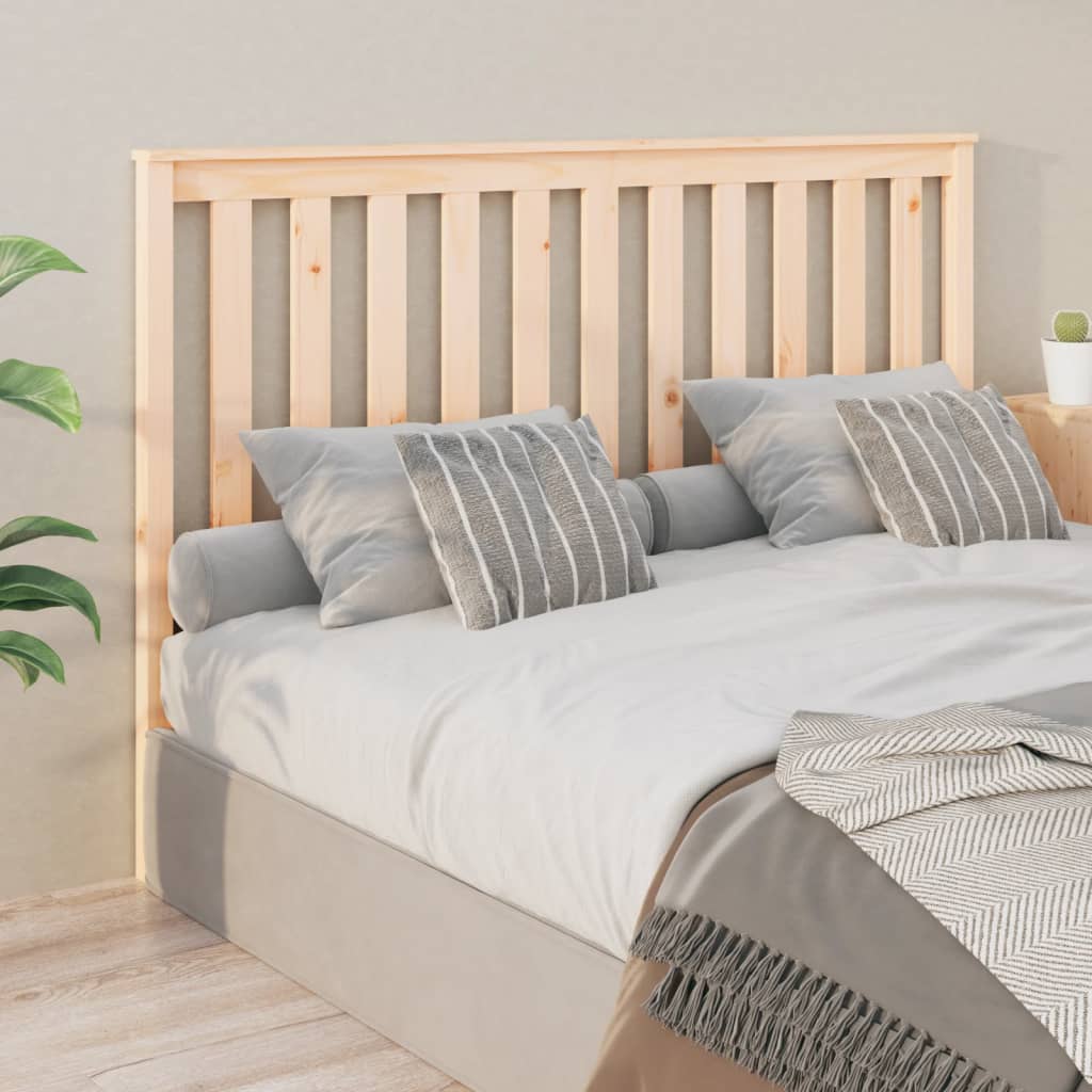 foto del prodotto testiera per letto 156x6x101 cm in legno massello di pino cod mxl 51882