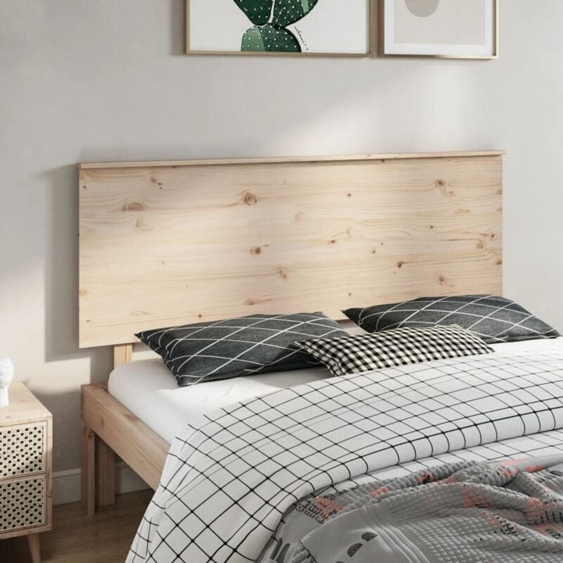 foto del prodotto testiera per letto 164x6x82,5 cm legno massello di pino vidaxl
