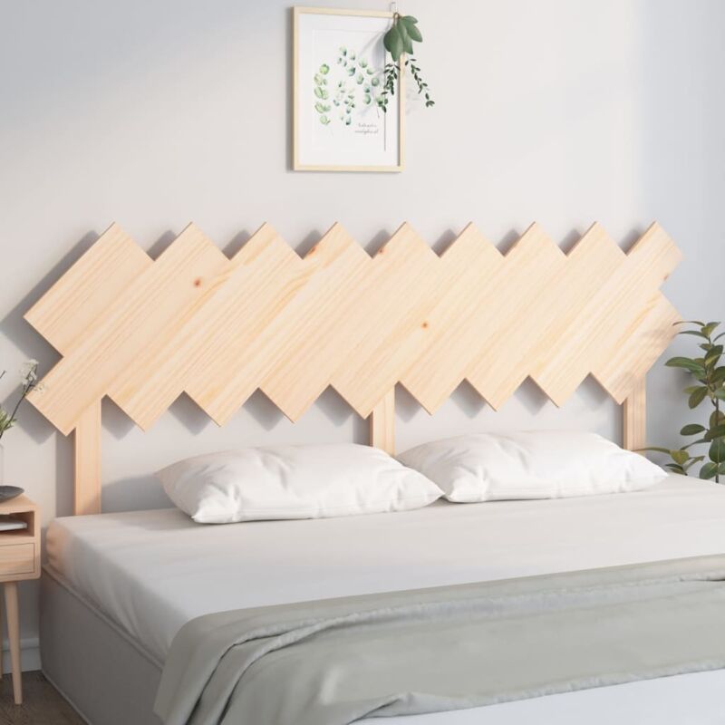 foto del prodotto testiera per letto 178x3x80,5 cm in legno massello di pino vidaxl