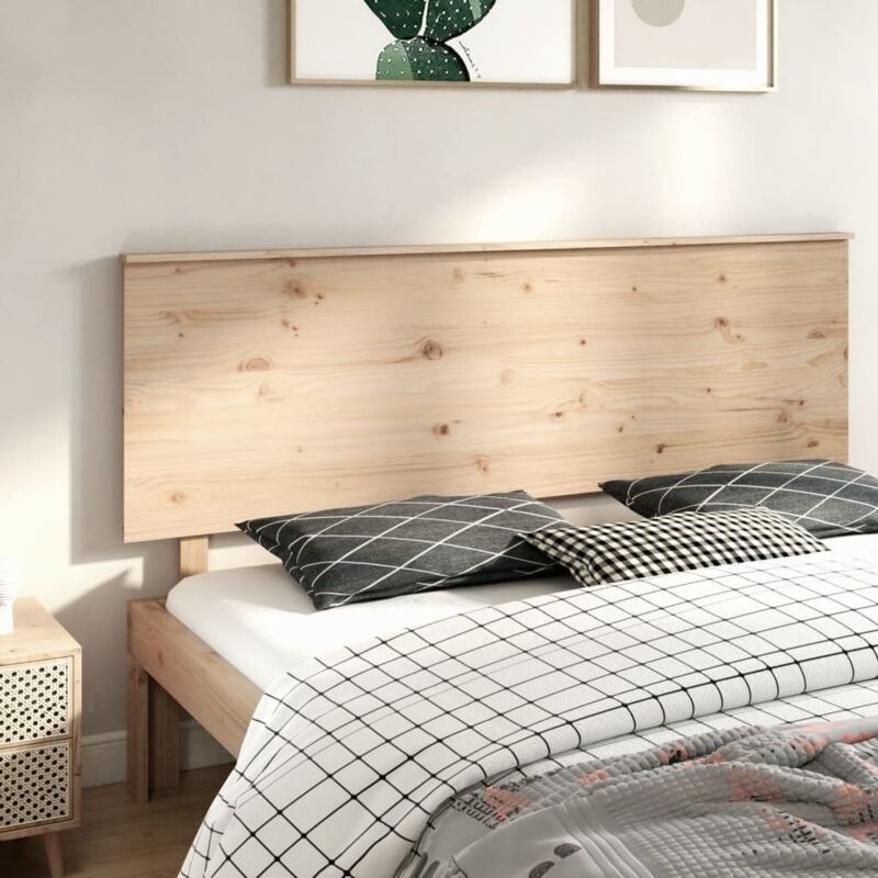 foto del prodotto testiera per letto 184x6x82,5 cm legno massello di pino vidaxl