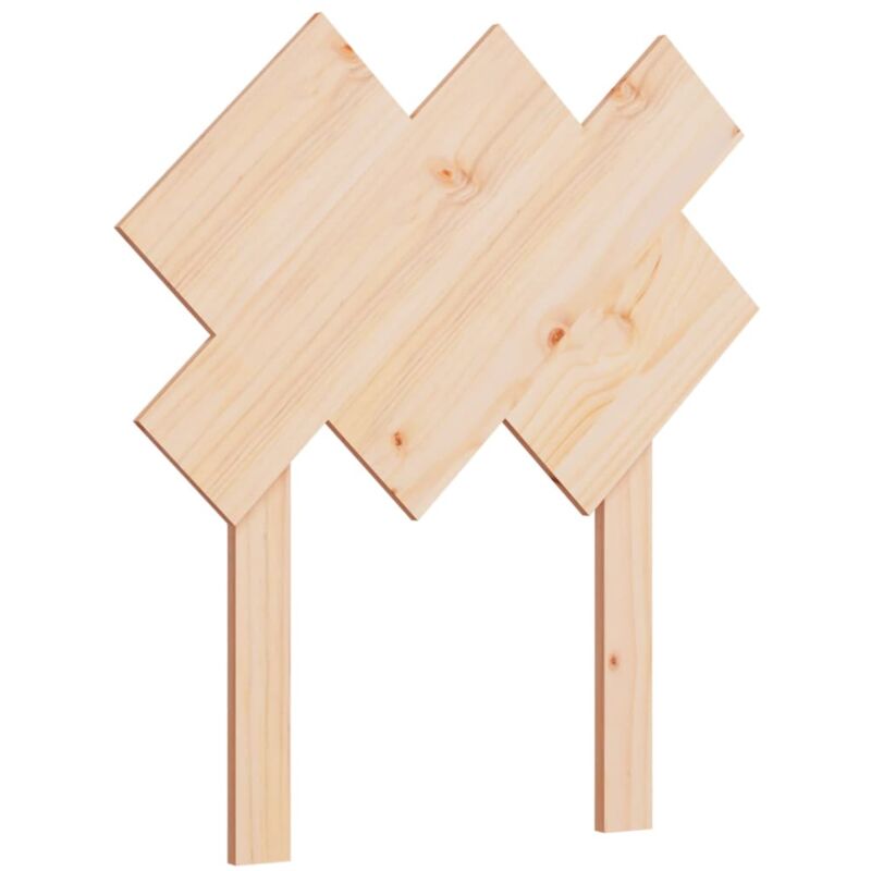foto del prodotto testiera per letto 72,5x3x81 cm in legno massello di pino vidaxl