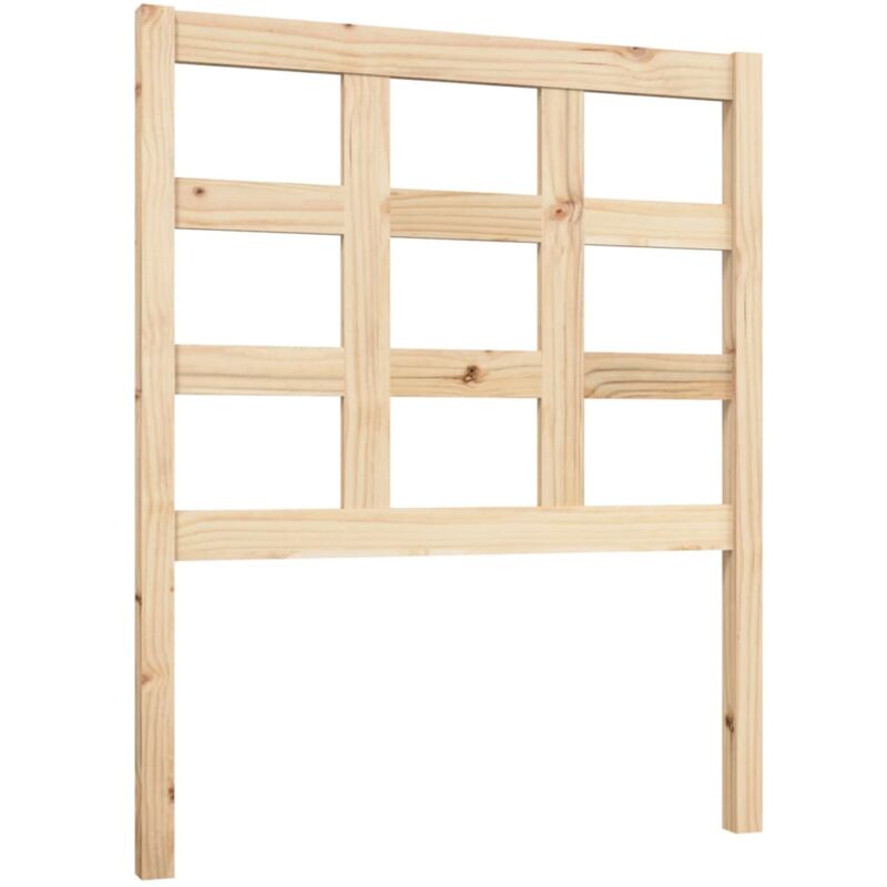 foto del prodotto testiera per letto 80,5x4x100 cm in legno massello di pino vidaxl