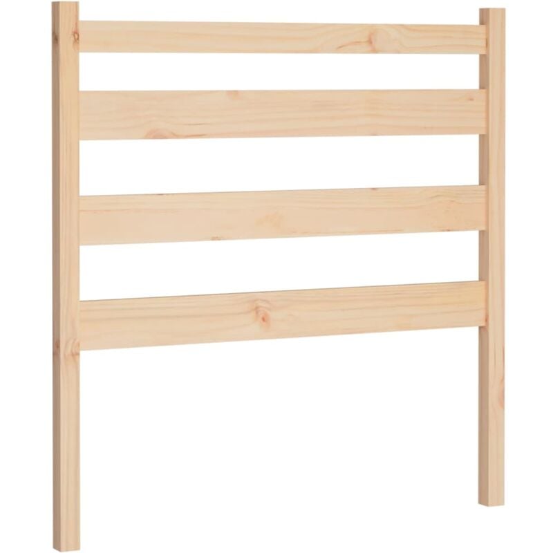 foto del prodotto testiera per letto 81x4x100 cm in legno massello di pino vidaxl