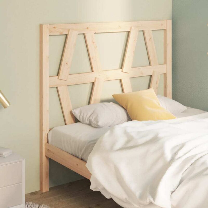 foto del prodotto testiera per letto 96x4x100 cm in legno massello di pino vidaxl