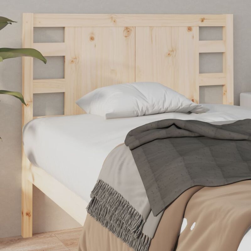 foto del prodotto testiera per letto 96x4x100 cm in legno massello di pino vidaxl
