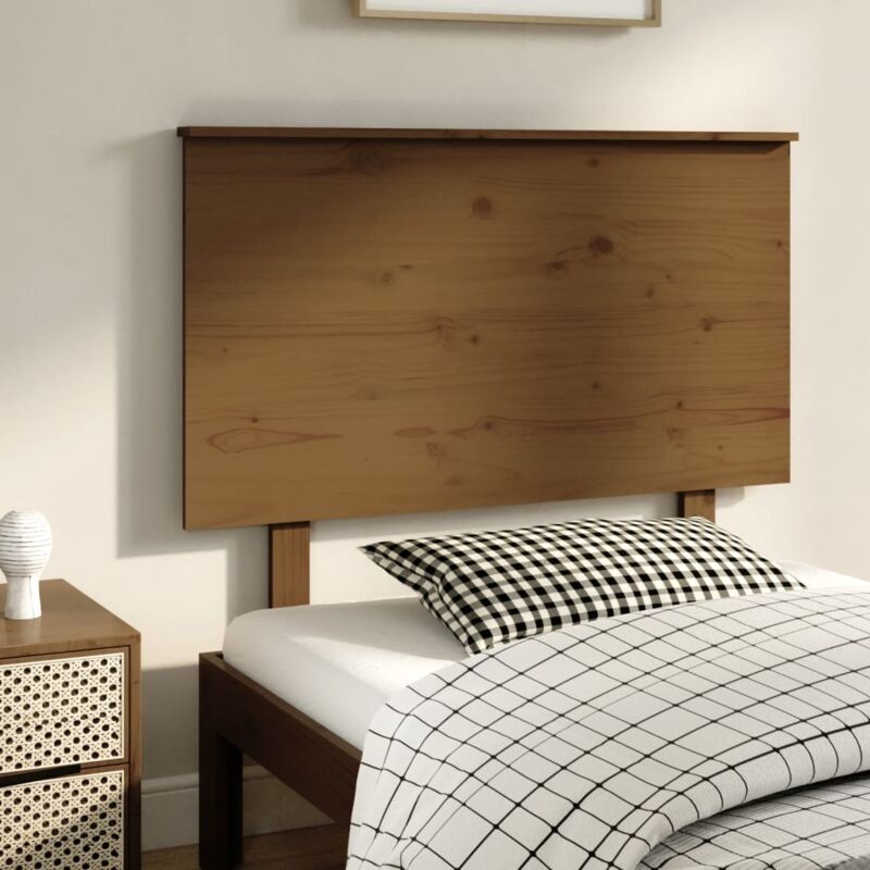 foto del prodotto testiera per letto ambra 104x6x82,5cm in legno massello di pino vidaxl