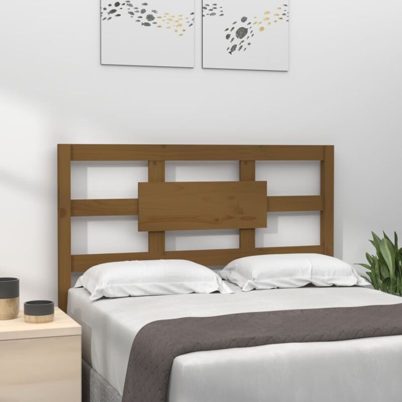 foto del prodotto testiera per letto ambra 105,5x4x100 cm legno massello di pino vidaxl