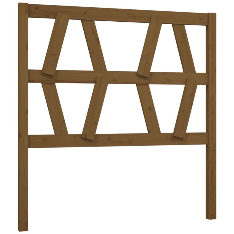 foto del prodotto testiera per letto ambra 106x4x100 cm in legno massello di pino vidaxl