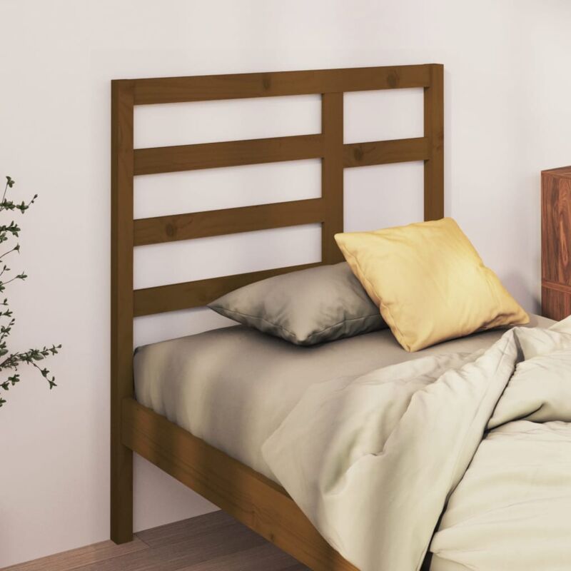 foto del prodotto testiera per letto ambra 106x4x104 cm in legno massello di pino vidaxl