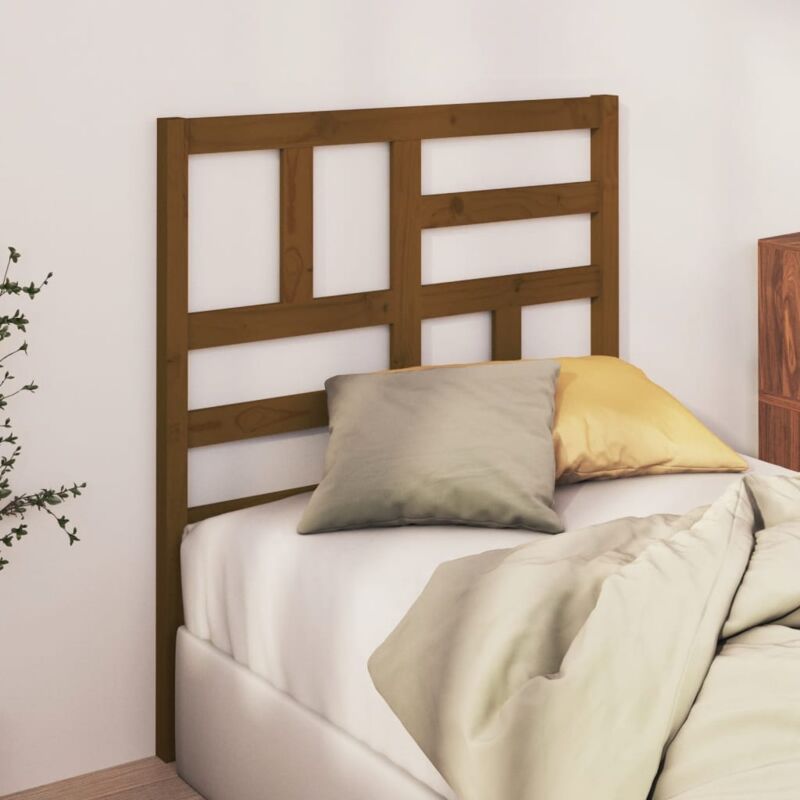 foto del prodotto testiera per letto ambra 106x4x104 cm in legno massello di pino vidaxl