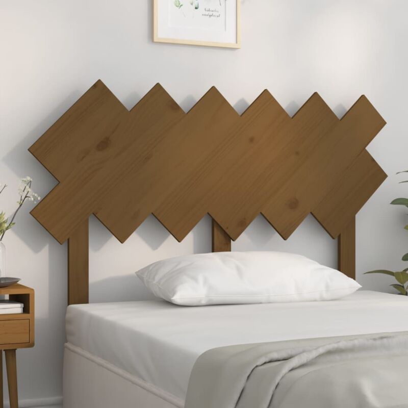 foto del prodotto testiera per letto ambra 122,5x3x80,5 cm legno massello di pino vidaxl