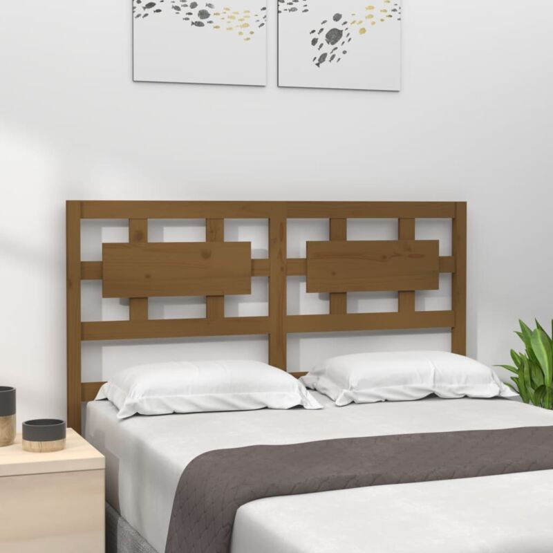 foto del prodotto testiera per letto ambra 145,5x4x100 cm legno massello di pino vidaxl