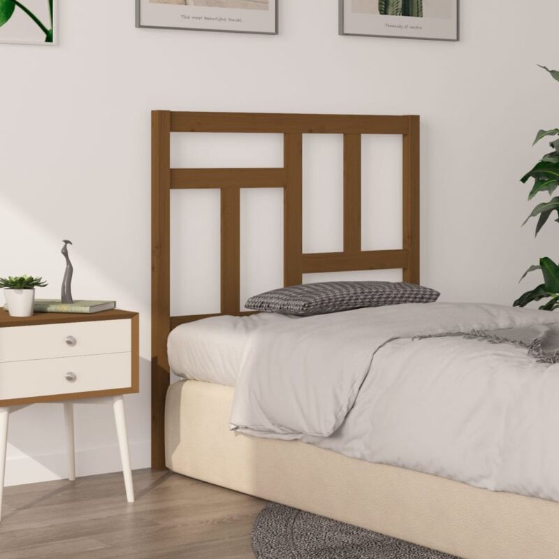 foto del prodotto testiera per letto ambra 80,5x4x100cm in legno massello di pino vidaxl