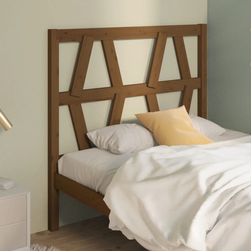 foto del prodotto testiera per letto ambra 81x4x100 cm in legno massello di pino vidaxl