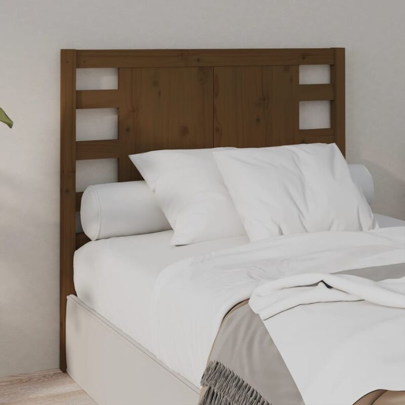 foto del prodotto testiera per letto ambra 81x4x100 cm in legno massello di pino vidaxl