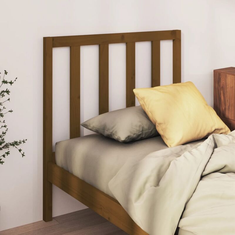 foto del prodotto testiera per letto ambra 96x4x100 cm in legno massello di pino vidaxl