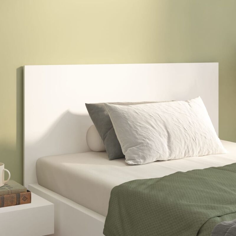 foto del prodotto testiera per letto bianca 120x1,5x80 cm in legno multistrato vidaxl