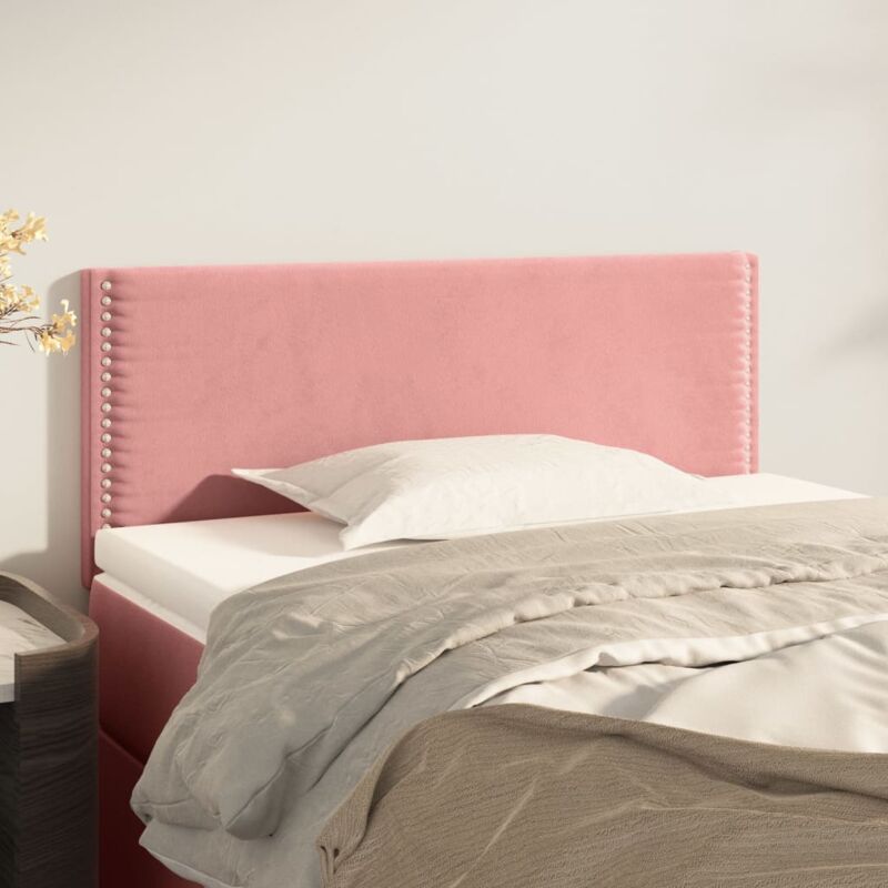 foto del prodotto testiera rosa 80x5x78 88 cm in velluto vidaxl