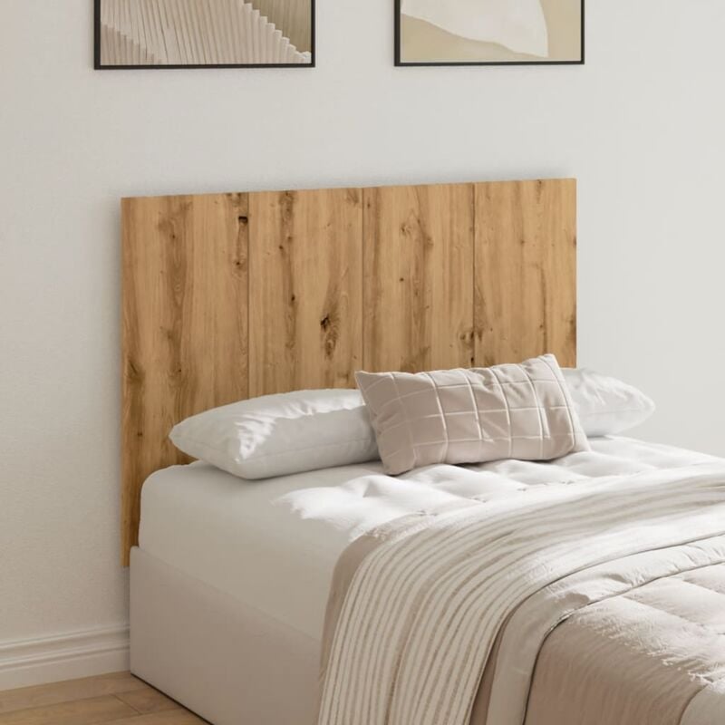 foto del prodotto testiera rovere artigianale 120x1,5x80 cm legno multistrato vidaxl