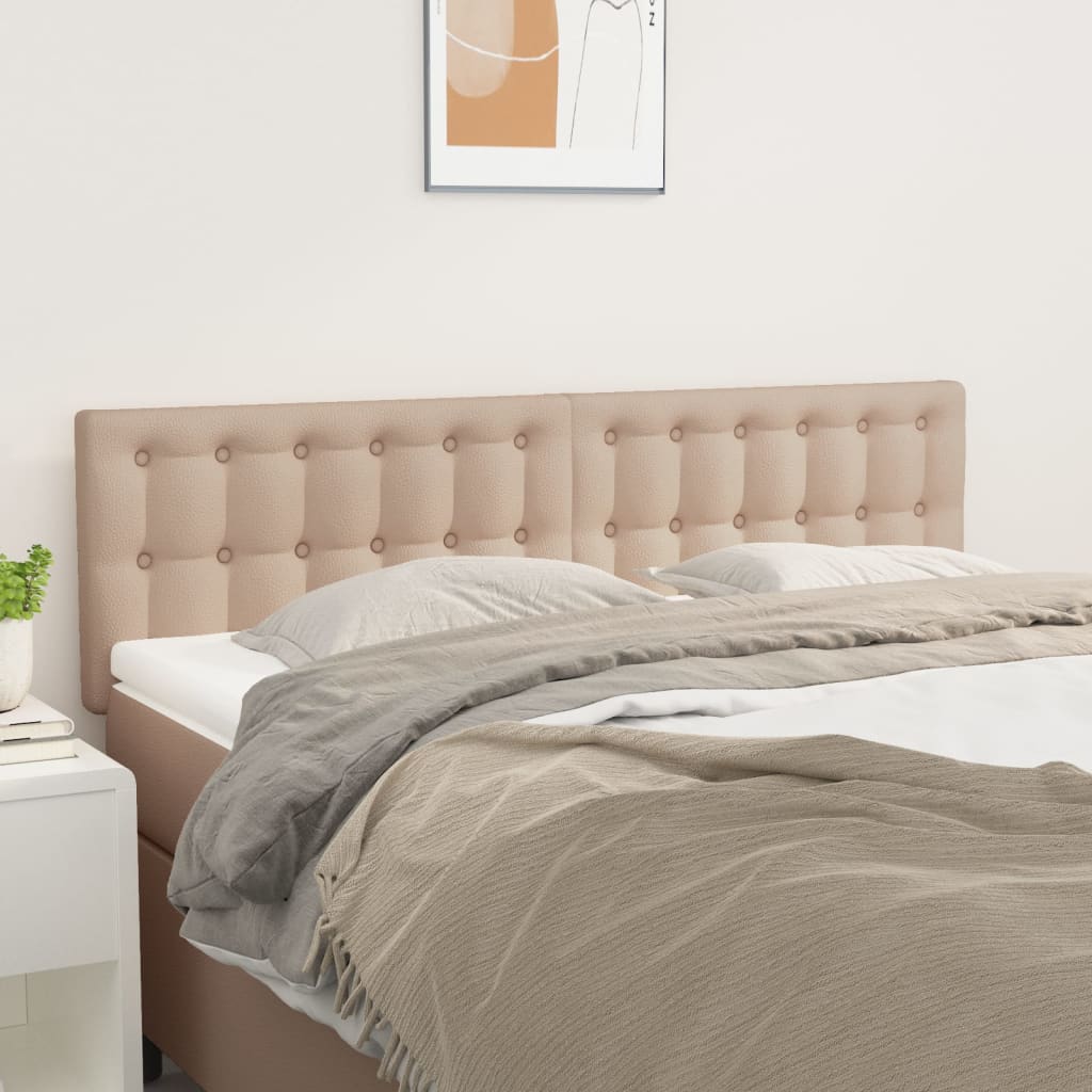 foto del prodotto testiere 2 pz cappuccino 72x5x78 88 cm in similpelle cod mxl 51470