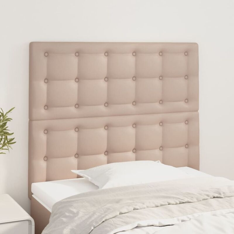 foto del prodotto testiere 2 pz cappuccino 80x5x78 88 cm in similpelle vidaxl