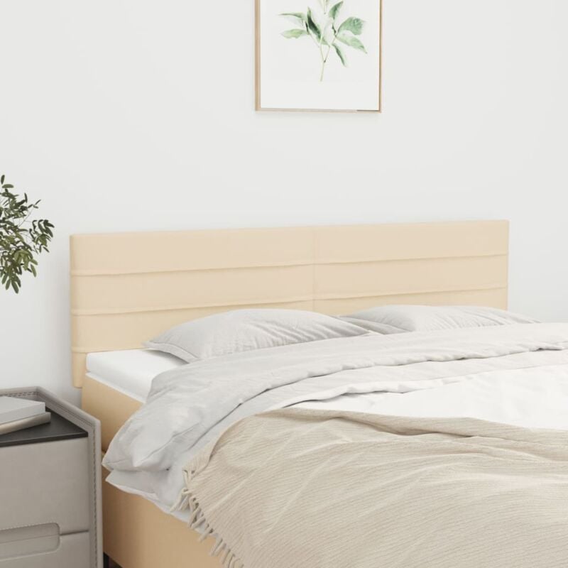 foto del prodotto testiere 2 pz crema 72x5x78 88 cm in tessuto cod mxl 54433