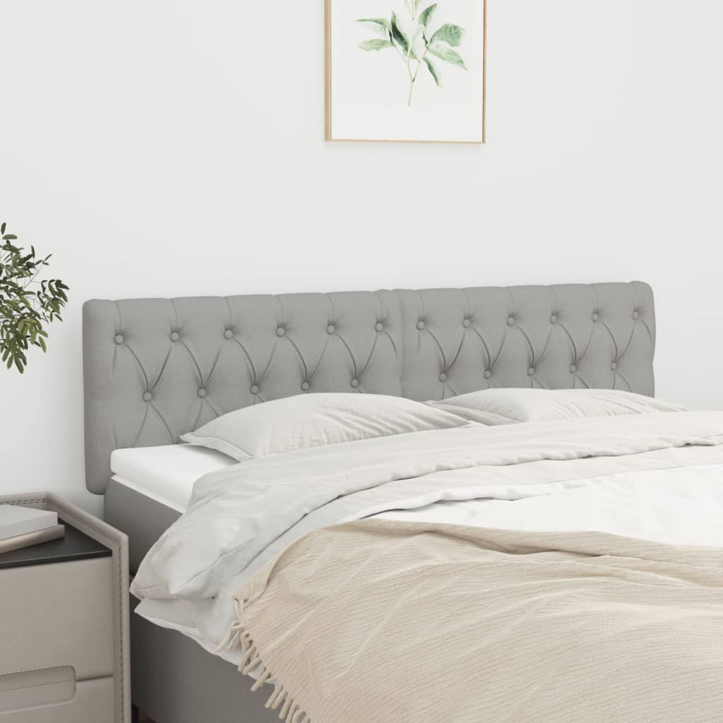 foto del prodotto testiere 2 pz grigio chiaro 72x7x78 88 cm in tessuto cod mxl 50992