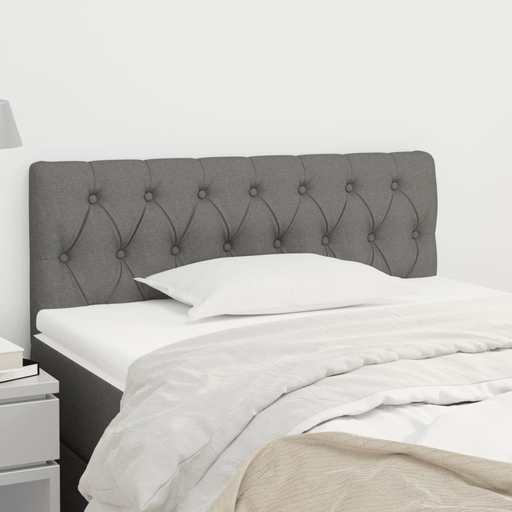 foto del prodotto testiere grigio scuro 100x7x78 88 cm in tessuto cod mxl 49375