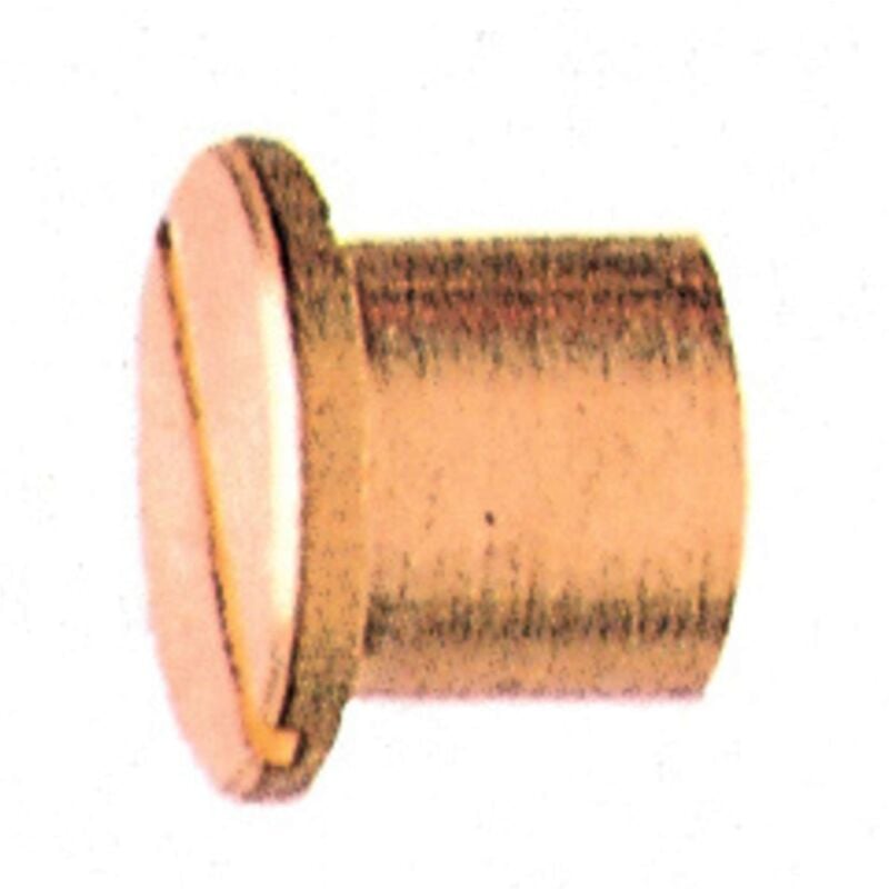 foto del prodotto testina cieca 6ma ottone lucido 100 pz