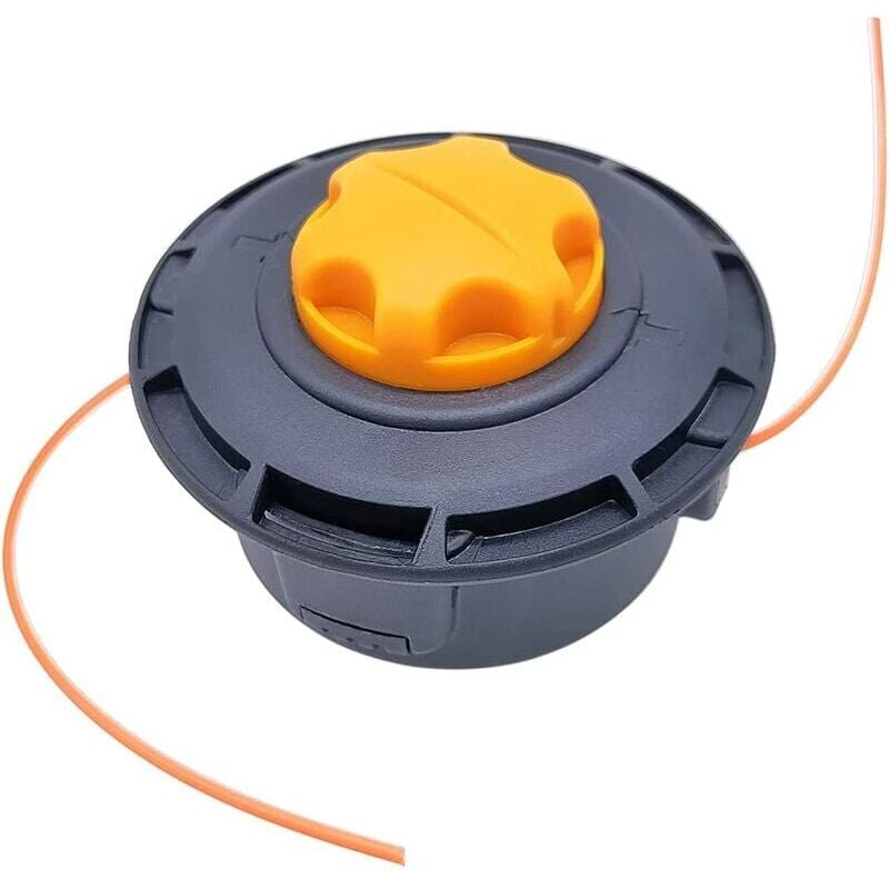 foto del prodotto testina decespugliatore per mano sinistra m10 x 1,25 con punta automatica testina decespugliatore a doppio filo bobina di filo in nylon per
