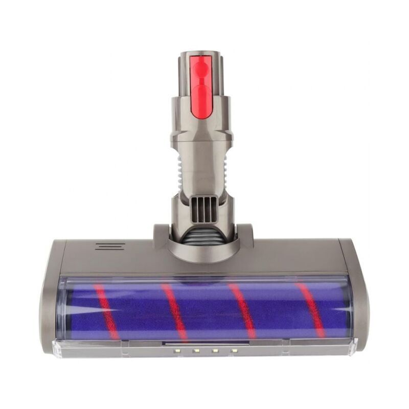 foto del prodotto testina di pulizia a rullo morbido di ricambio per aspirapolvere senza fili dyson v7 v8 v10 v11 v15, accessorio spazzola per pavimenti con fari a led