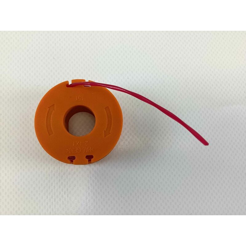 foto del prodotto testina filo lunghezza 3 m originale worx decespugliatore wg169e - wg163e