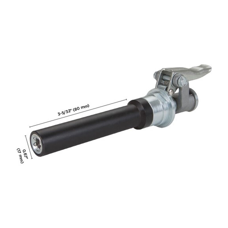 foto del prodotto testina ingrassatore lunga 80mm 6 griffe lunga leva attacco rapido